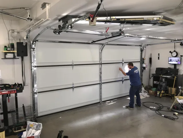 Professional garage door repair service by Fort Mill Garage Door Repair in Fort Mill