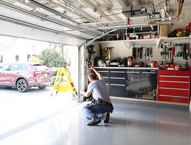 Local garage door repair service by Fort Mill Garage Door Repair in Fort Mill